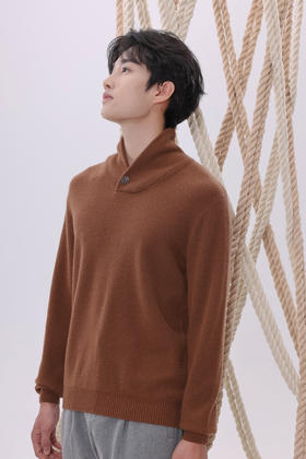 针织丨百搭青果领毛衣