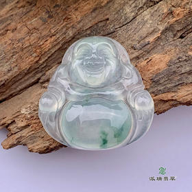 派瑞翡翠 翡翠佛 糯种 飘花