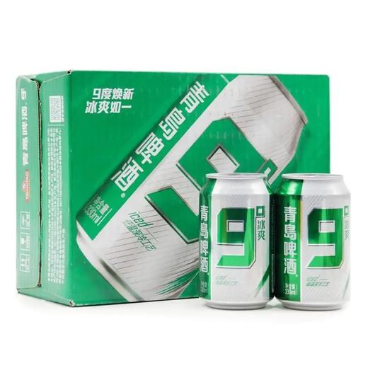 青岛9°易拉罐啤酒330ml 商品图1