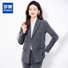 【上衣+裤子】罗蒙女式套装职场必备简约百搭商务时尚西服两件套女 商品缩略图1