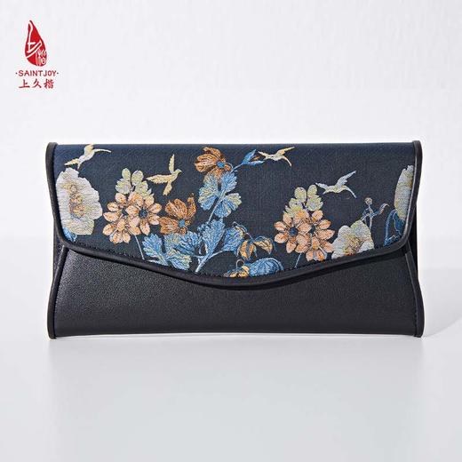 SAINTJOY/上久楷 宋锦晚宴包 手包 斜背包  生机   BWS23B1101 商品图7