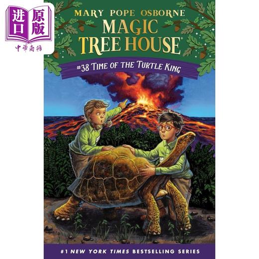 【中商原版】神奇树屋第一季 38 Magic Tree House #38 Time of the Turtle King儿童初级章节书故事小说 精装 英文原版 6-9岁 商品图0