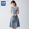 【简约优雅】罗蒙女士连衣裙百搭日常聚会职场无袖中长款连衣裙女 商品缩略图1
