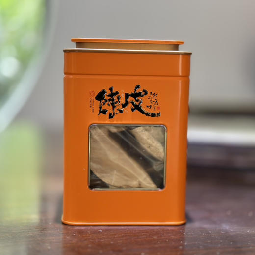 新会陈皮｜新会天马陈皮（2015年）橙色铁罐装，净含量100g 商品图1