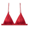 弗利少女本命年真丝三角杯红色内衣套装 商品缩略图5