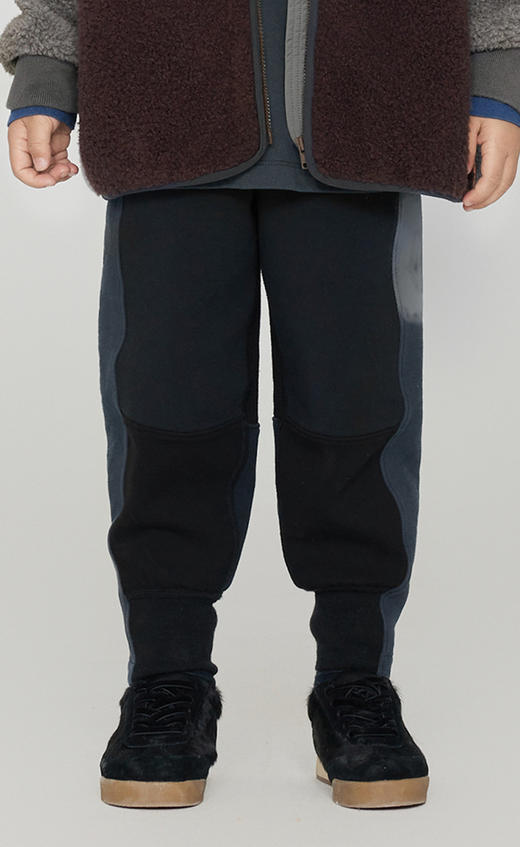 jnby   23年秋款  拼接束脚长裤 1N9E13390 商品图6