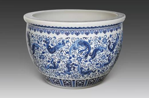 青花聚宝缸 商品图0