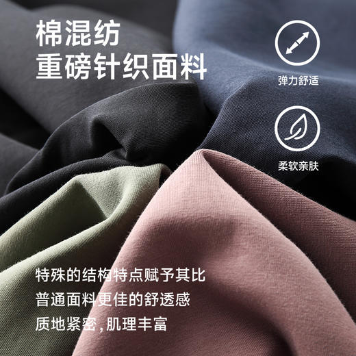 【新款DSF】大依优型大码圆领卫衣长袖弹力加肥加大胖子上衣男士T恤肥佬打底男装 商品图1