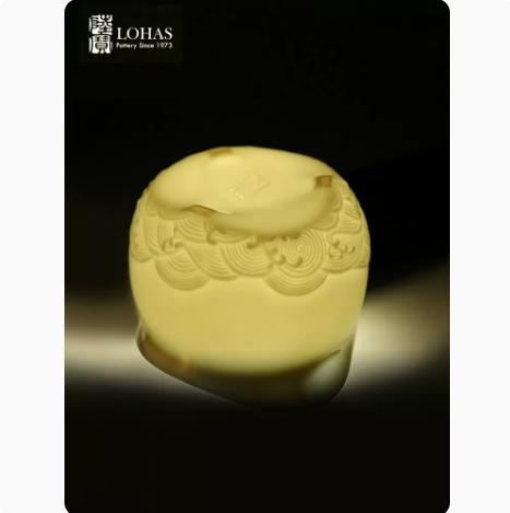 【彼达思】陆宝陶瓷茶具凌波自在茶组礼盒装办公室一壶二杯便携快客杯 商品图1