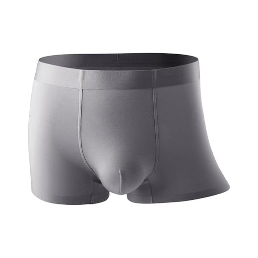 【高端80支兰精莫代尔男平角裤】内裆无痕舒适柔软立体裆 男士中腰内裤 商品图1