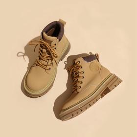 ZHR马丁靴女2023年秋季新款英伦风厚底休闲百搭户外风工装马丁靴