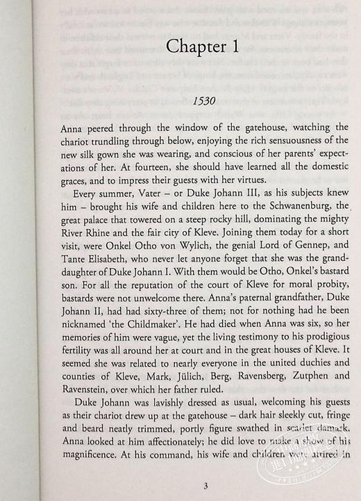 【中商原版】都铎王朝六王后系列 第4部 克莱夫的安娜 英文原版 Alison WeirSix Tudor Queens: Anna of Kleve, Queen o Six Tudor Queens 商品图4