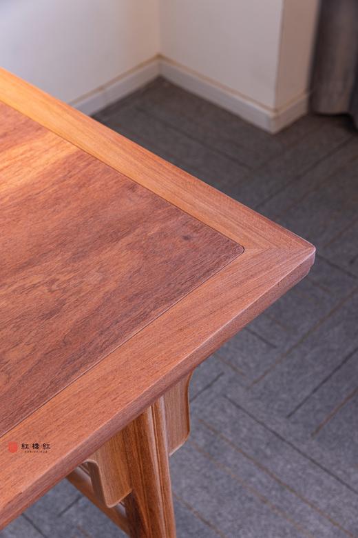 红桥红  家具严选  缅甸花梨（大果紫檀）【178瓜棱腿刀牙 画案 拼板】 商品图3