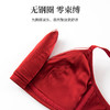 TG-TG02S203 本命年大红色真丝内衣套装女 薄款结婚新娘性感桑蚕丝文胸 商品缩略图3