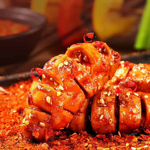 [小滋心选]【99元选20件】百草味香弹面筋卷95g（烧烤味） 商品图2