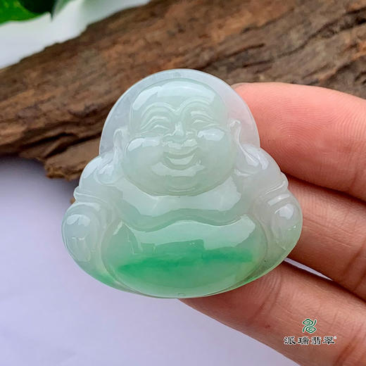 派瑞翡翠 翡翠佛 糯种 飘花 商品图2