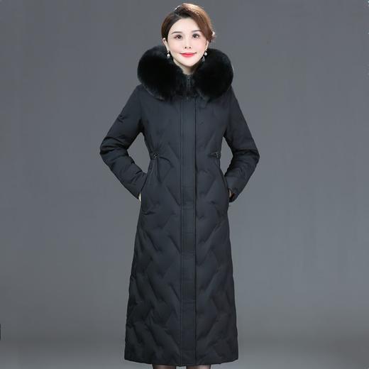 DD-景飒岚特专柜大毛领加厚加长款加肥加大码羽绒服 商品图6