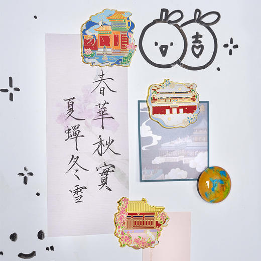 紫禁城四季沐春霁夏染秋雪慕系列冰箱贴 商品图3
