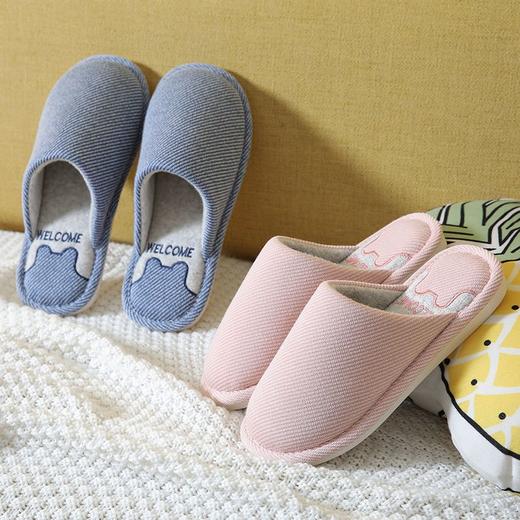 情侣棉拖鞋男女款 秋冬季加厚底防滑防寒保暖家居鞋 男士冬天拖鞋 商品图0