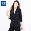 【上衣+裤子】罗蒙女式套装职场必备简约百搭商务时尚西服两件套女 商品缩略图2