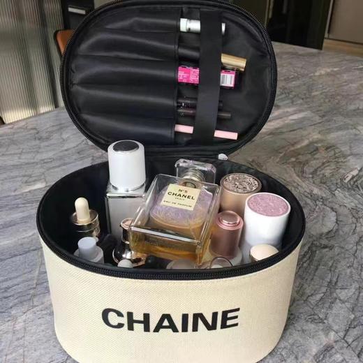 新款小香时尚帆布化妆包洗漱包携带方便旅行彩妆、护肤、洗漱收纳 商品图4