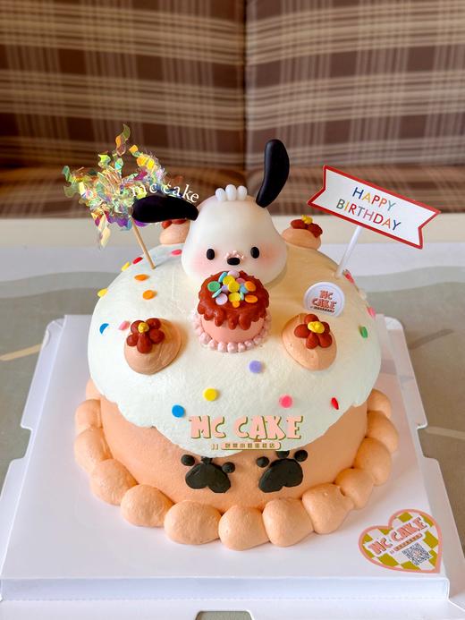 帕恰狗立体手绘蛋糕 商品图0