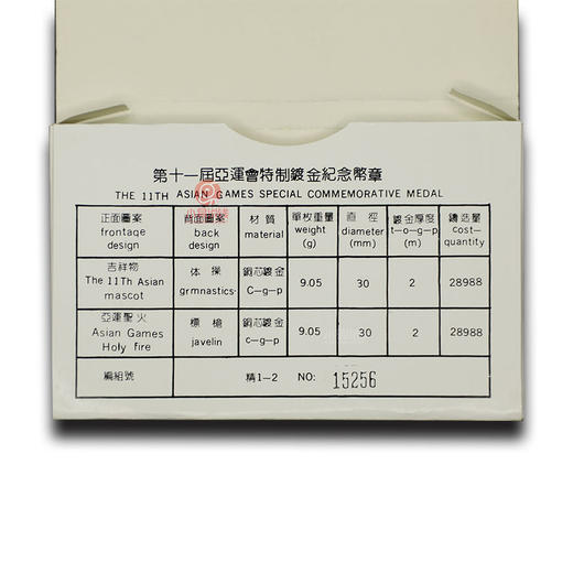 【沈阳造币】1990年第十一届亚运会纪念章 商品图7
