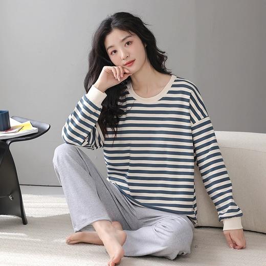 长袖新款带胸垫家居服 舒适居家 宽松休闲 商品图4