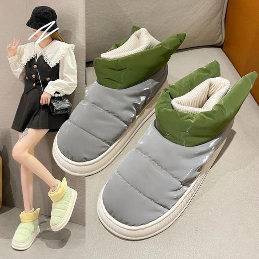 EVA防水厚加绒全包跟棉拖鞋女学生外穿办公室防滑踩屎感保暖舒适 商品图9