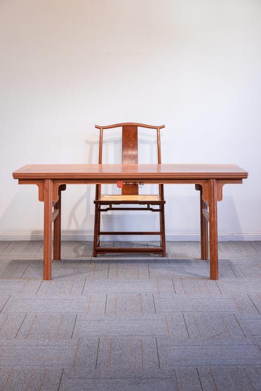 红桥红  家具严选  缅甸花梨（大果紫檀）【178瓜棱腿刀牙 画案 拼板】 商品图8