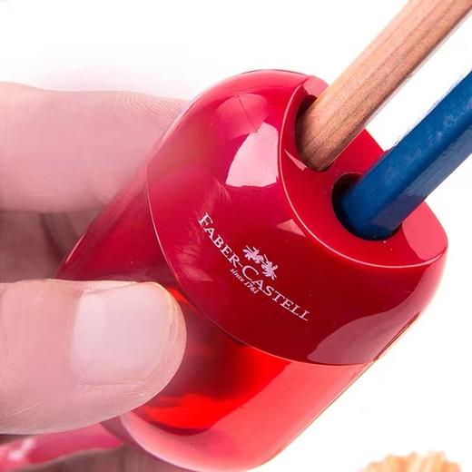 德国辉柏嘉1835削笔刀 双孔转笔刀卷笔刀笔刨粗杆圆杆六角杆铅笔用 学生文具1个 商品图3