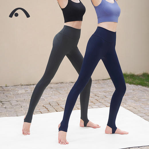 2023爱暇步秋冬新品瑜伽运动跑步踩脚高腰塑形裤X3011NSM 商品图9