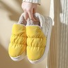 羽绒布包跟棉拖女冬季高颜值情侣款超轻居家月子鞋厚底保暖拖鞋 商品缩略图8