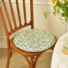 田园碎花系列椅垫家用四季通用中式实木加厚餐椅防滑圆形座垫 商品缩略图1