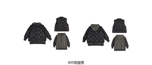 jnby  23年秋款  俩件套可拆多穿轻薄短款羽绒服  1N9C23210 商品图7