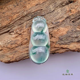 派瑞翡翠 翡翠挂件 冰种 飘花