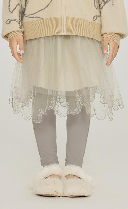 jnby  23年秋款 网纱短款腰裙  1NAD12930 商品图6