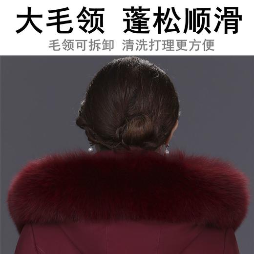 DD-景飒岚特专柜大毛领加厚加长款加肥加大码羽绒服 商品图7