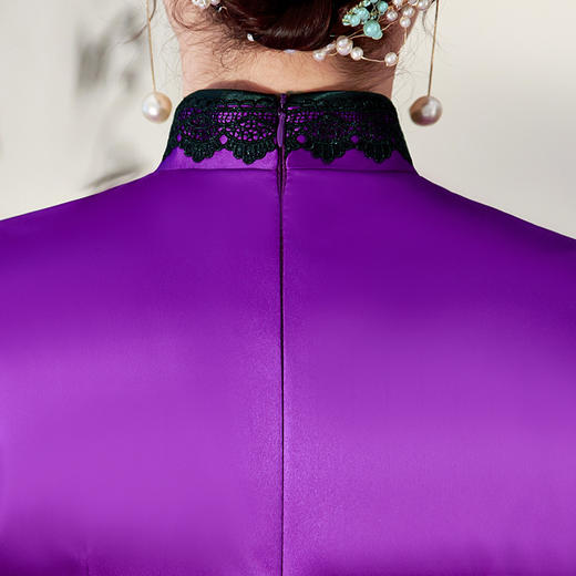 XYG9011走秀旗袍礼仪旗袍长款夏秋季演出走秀舞台表演大码宴会年会表演 商品图1