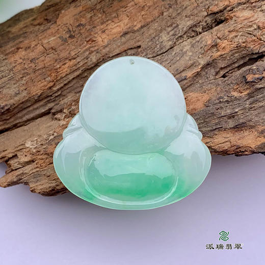 派瑞翡翠 翡翠佛 糯种 飘花 商品图3