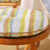 海洋条纹衍缝椅垫家用四季通用中式实木加厚餐椅防滑圆形座垫 商品缩略图3