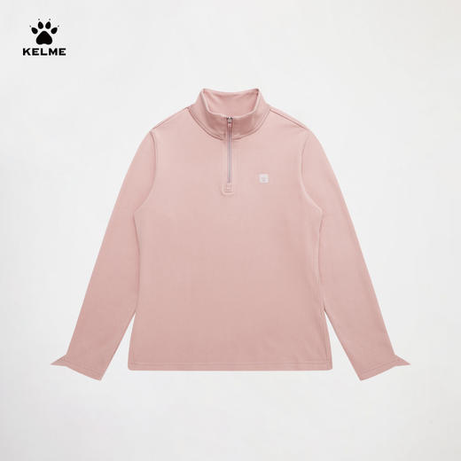 卡尔美冬季跃动出型系列女士长袖半开襟T恤 商品图4