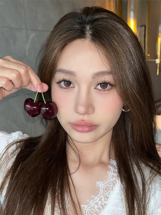 【中直径】PAPADOX--烟熏樱桃-14.2mm【半年抛 0-800度 无525/575】 商品图5