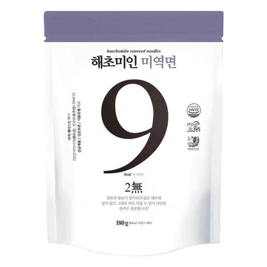 【라면】해초미인 미역면  9kcal 海藻美人 裙带菜面 180g 商品图1
