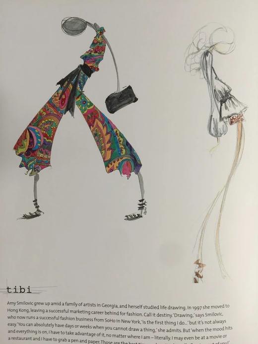 时尚设计师手稿图集 200余幅插图 精装大16开 商品图11