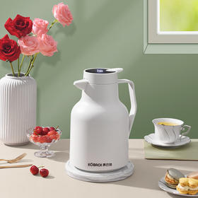 康巴赫（KBH） 丹顶鹤保温壶智能数显红胆长效保温1.5L 白色KHA-H1.5LA