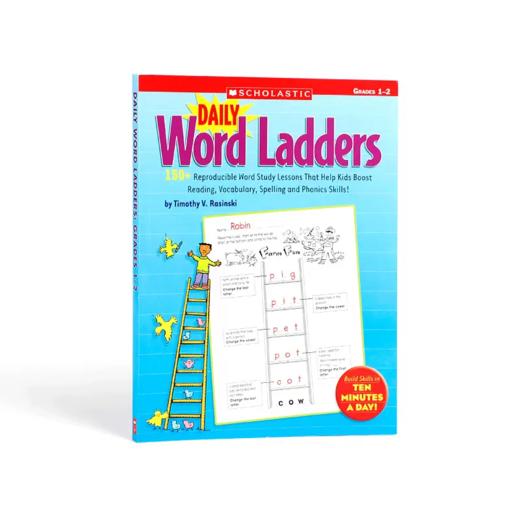 英文原版进口 每日单词阶梯:1-2级150+可重复单词学习课程Daily Word Ladders: 150+ Reproducible Word Study Lessons Grades 商品图0