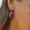 北京仓｜SORU-凯特同款-红宝石 耳环［英国设计师］ 商品缩略图0