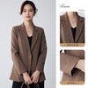 【舒适百搭】罗蒙春秋款女式西服简约干练职场日常挺括有型西服外套女 商品缩略图3