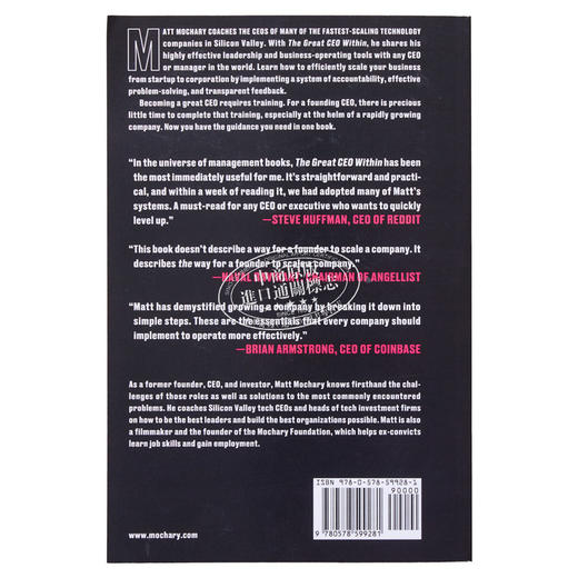 【中商原版】伟大的 CEO Within:CEO指导手册 The Great CEO Within: The Tactical Guide to Company Building 商品图8